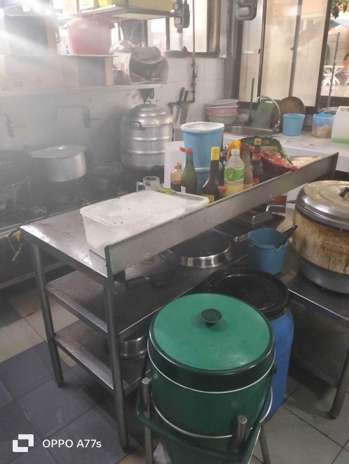 Mixed vegetables rice stall for take over