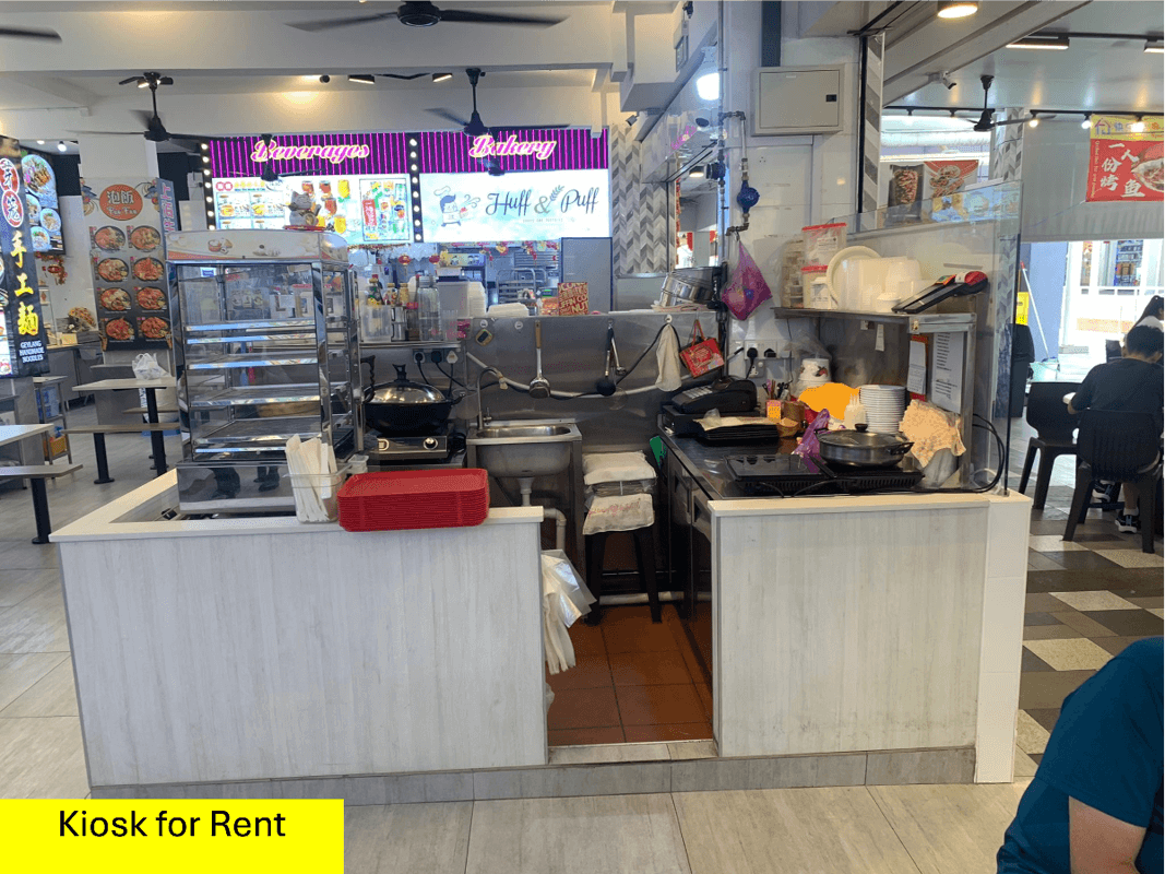 Coffeeshop - Stall for rent 2000 (BEDOK)