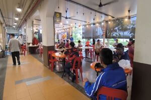 Western food stall for rent, heavy human traffic